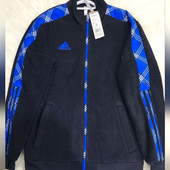 Adidas Men's Fleece Jacket - Picture 1 of 3